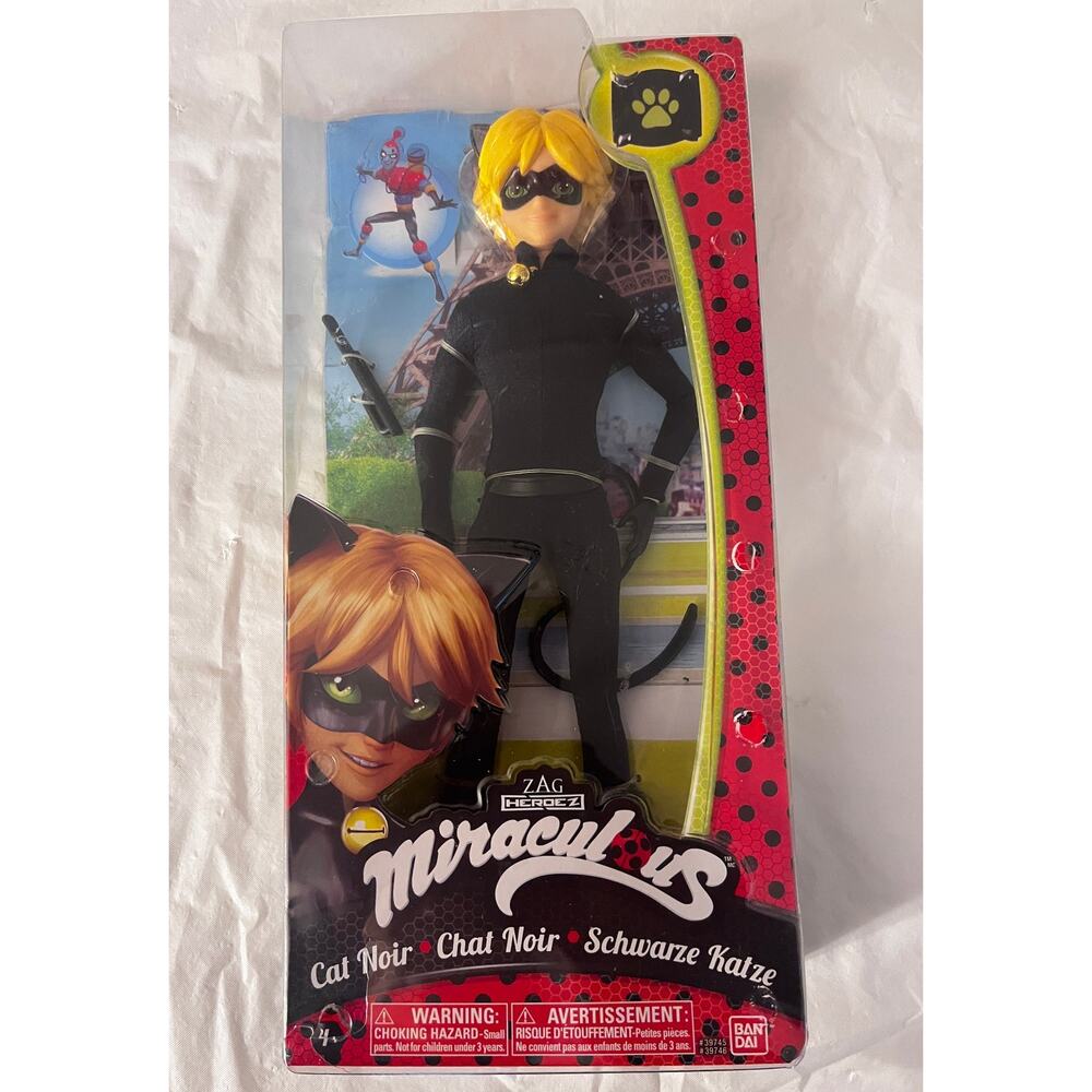 Miraculous Tales of Ladybug & Cat Noir CAT NOIR DOLL ~ Bandai Zag Heroez 2016